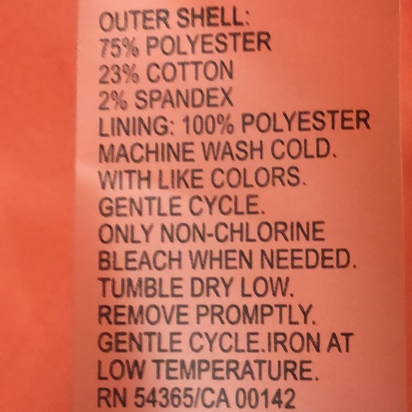 Allison Daley coral textured jacket blazer with pockets xl 16 - Picture 10 of 10